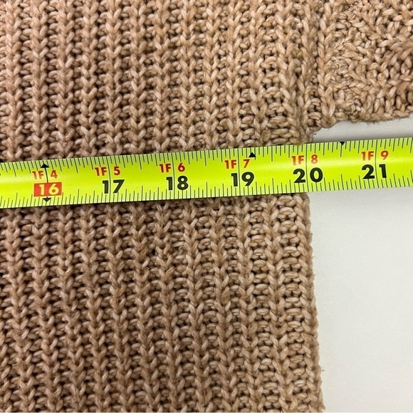 MAURICES Women’s Pullover Mock Neck Sweater Sz XS Color Tan Stretch 8” Slit - Picture 7 of 10